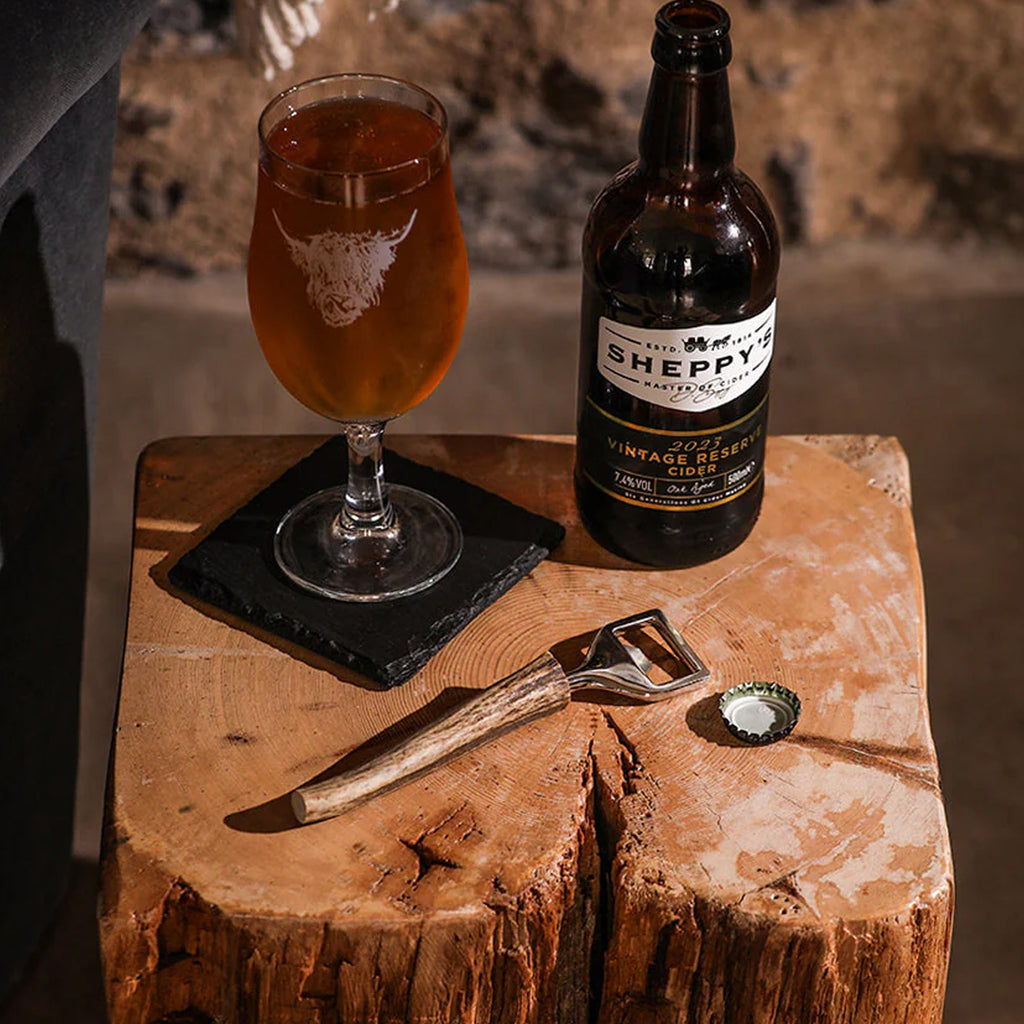 Selbrae House Bottle Opener -  Genuine Red Antler