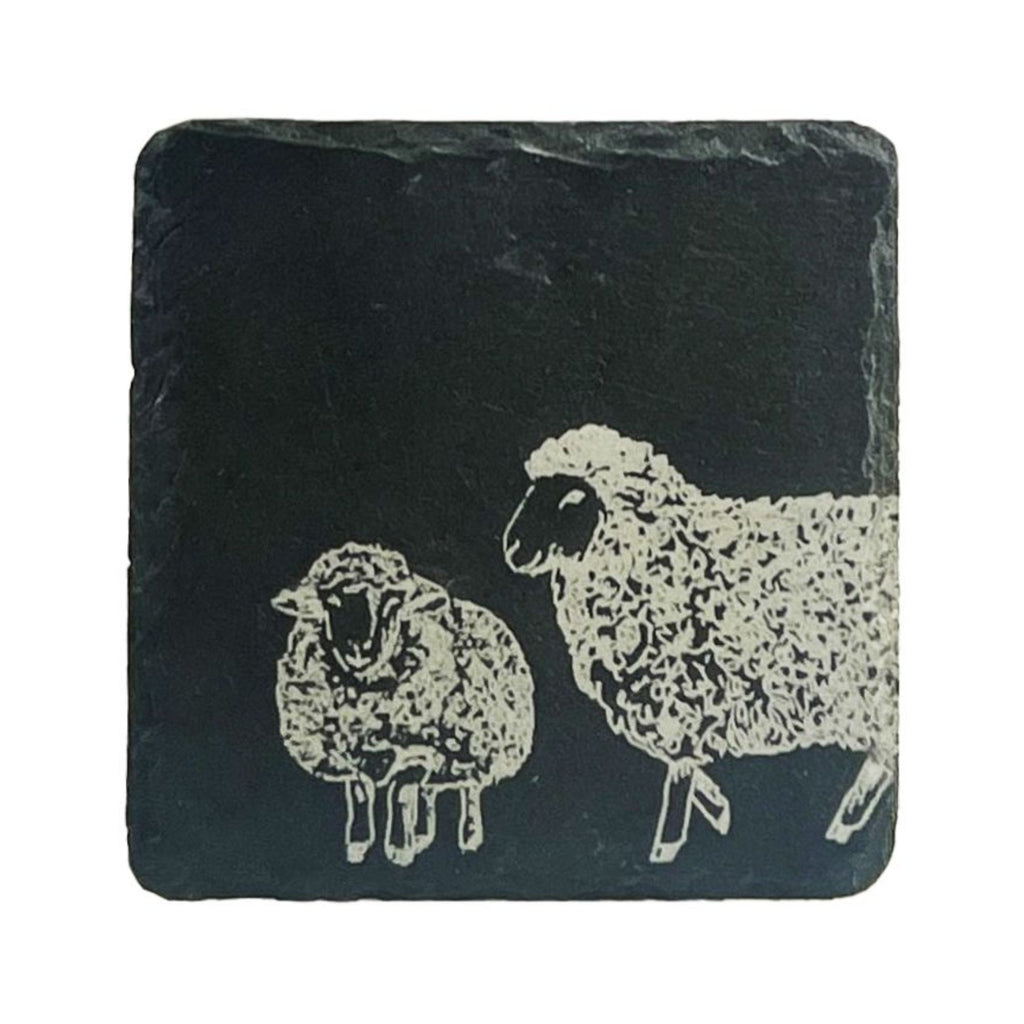 Selbrae House Single Slate Coaster - Sheep
