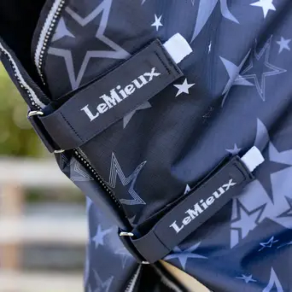 LeMieux Arika Star 100g Turnout Rug - Navy