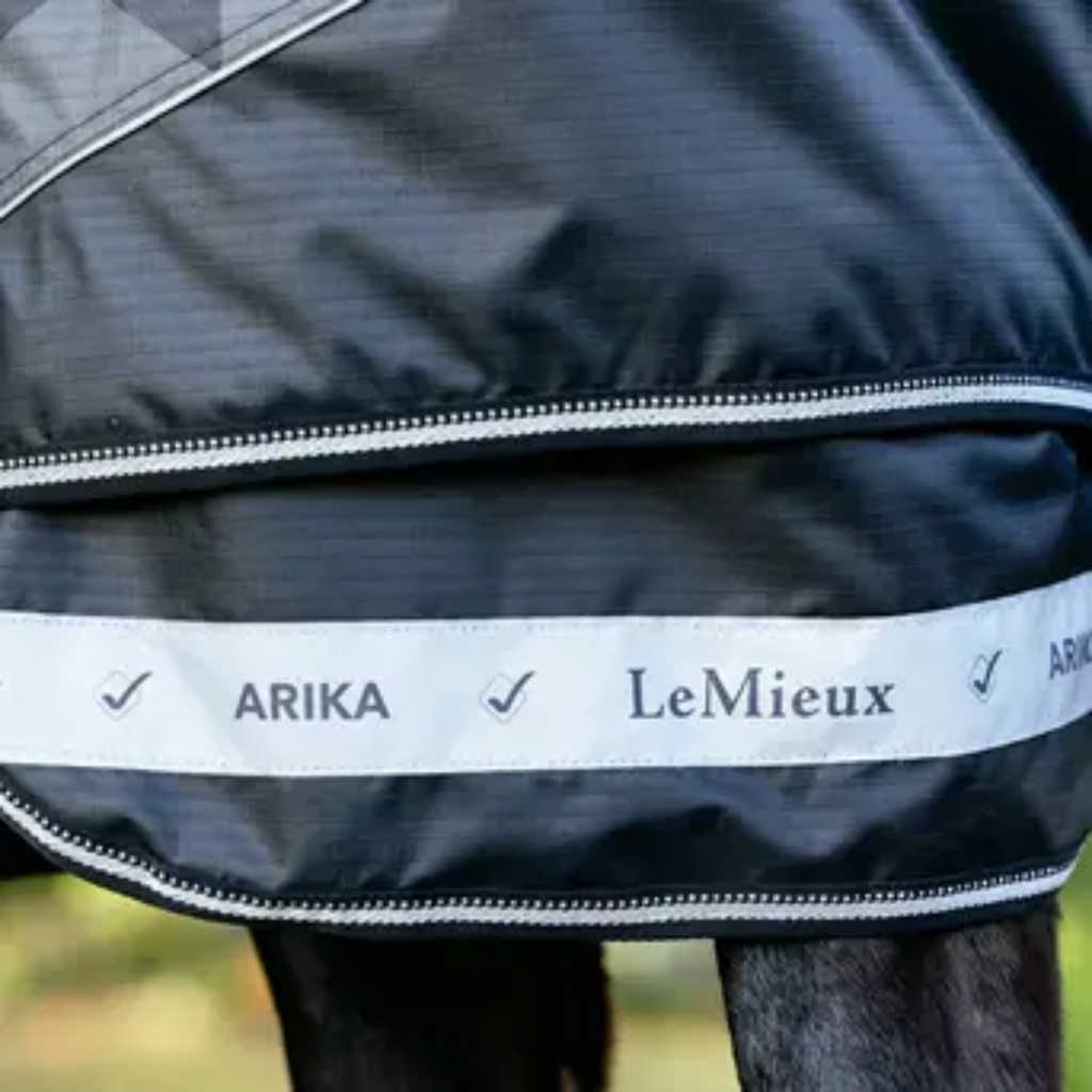 LeMieux Arika Reflective 200g Turnout Rug - Black