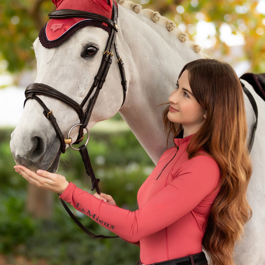 LeMieux Ladies Classique Base Layer - Cranberry