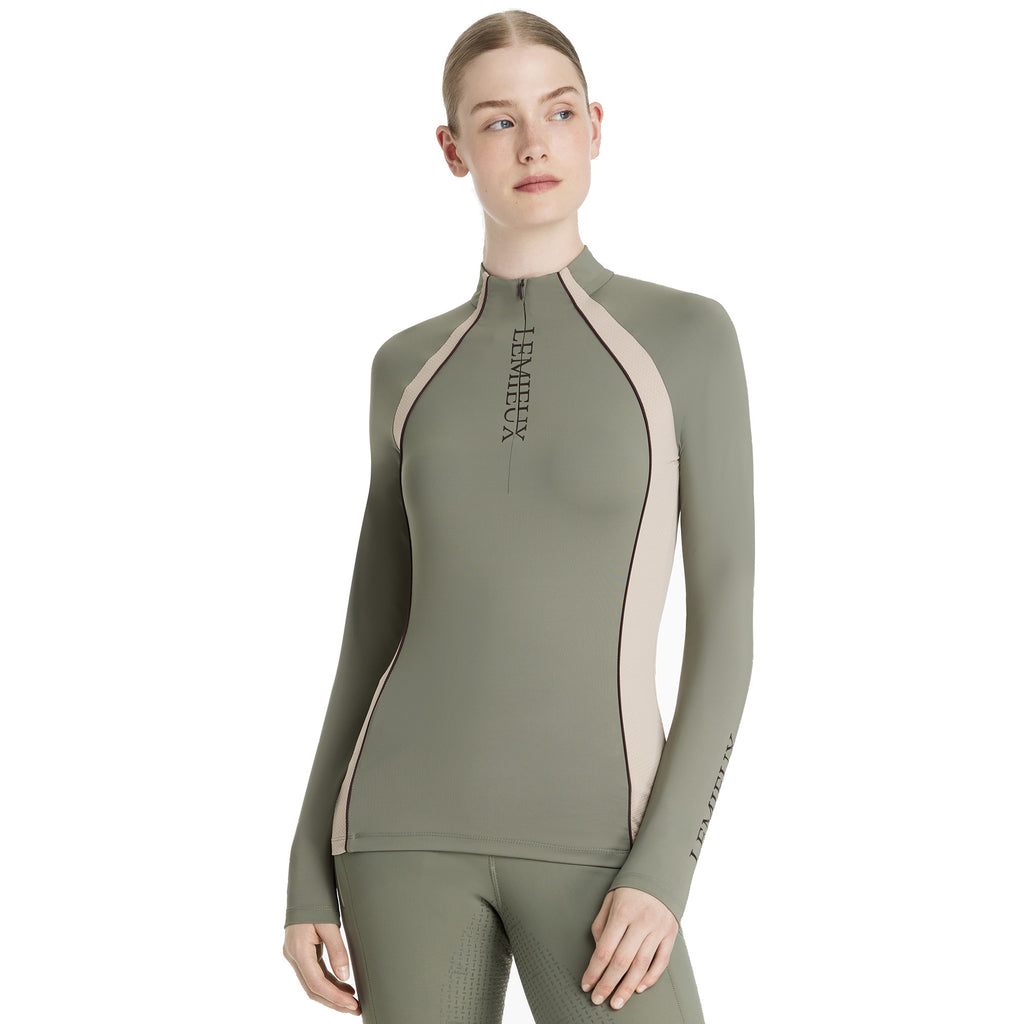 LeMieux Ladies Philippa Mesh Base Layer - Rosemary