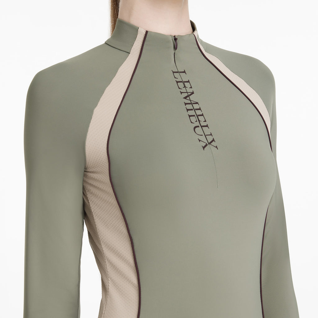 LeMieux Ladies Philippa Mesh Base Layer - Rosemary