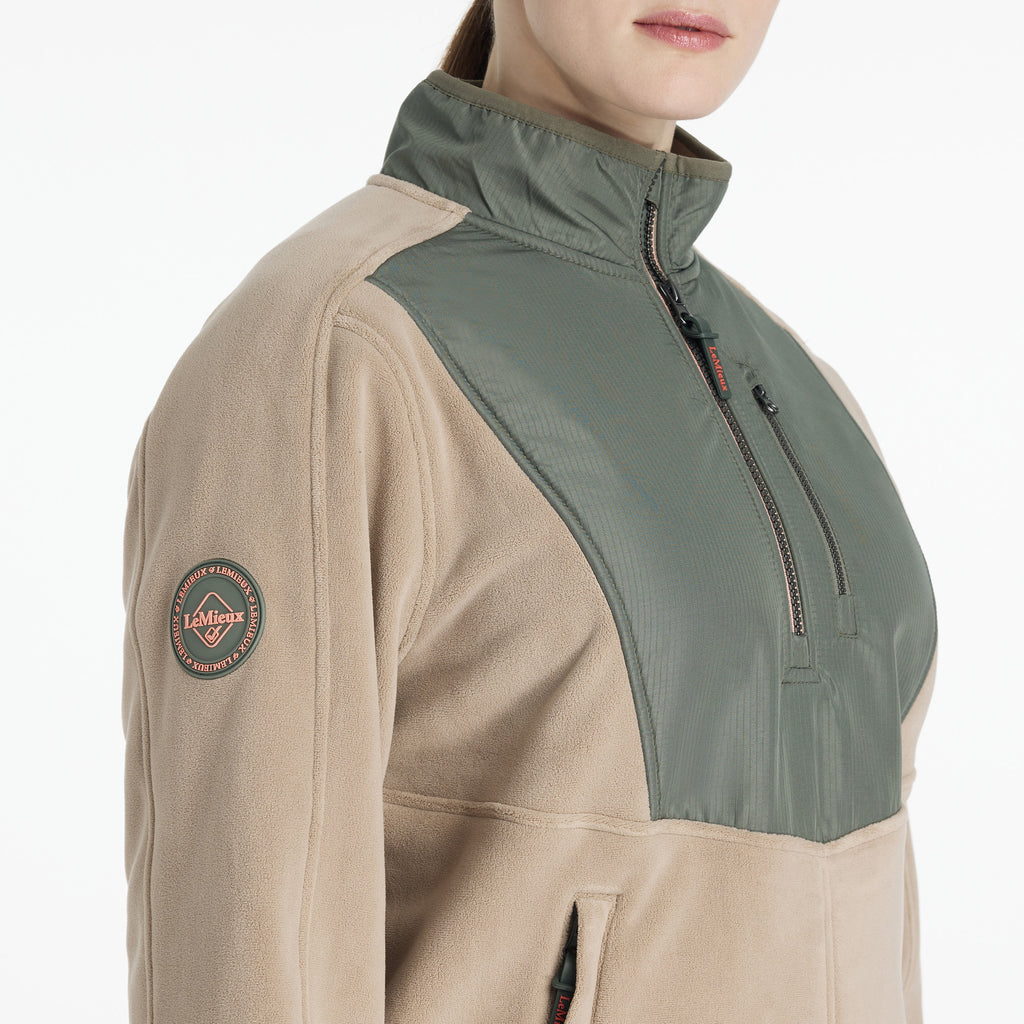 LeMieux Ladies Clara Hybrid Fleece - Rosemary