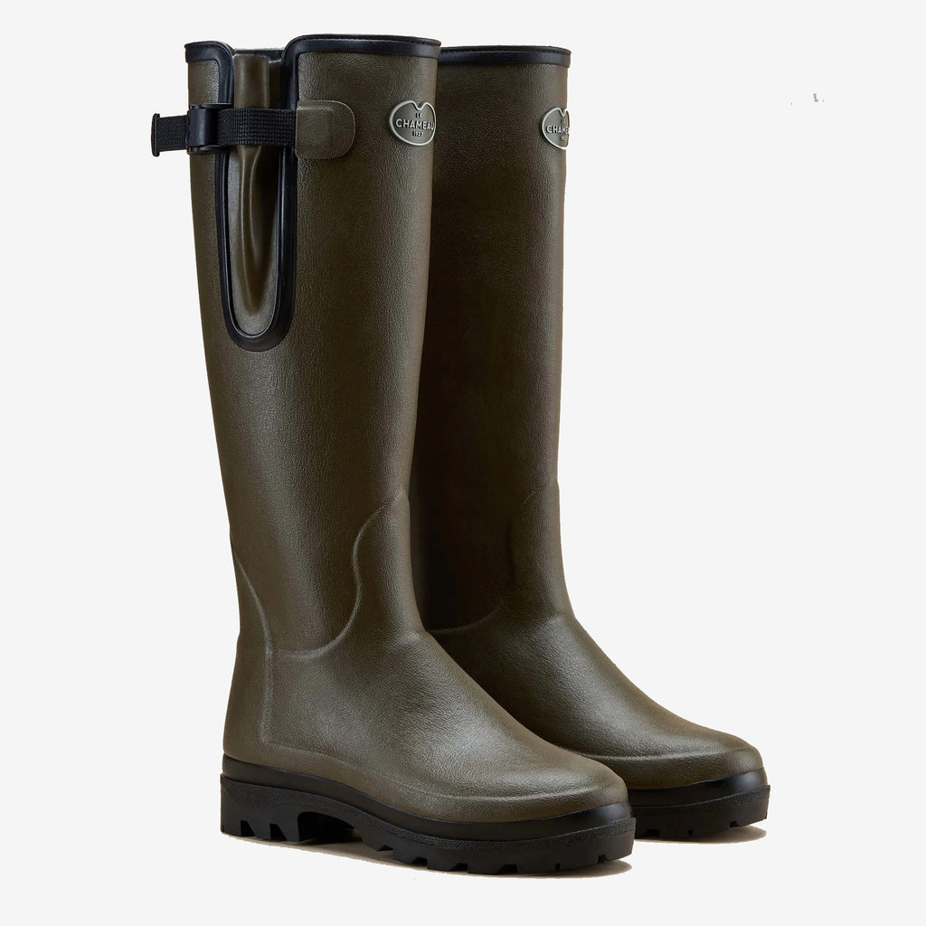 Le Chameau Ladies Vierzonord Neoprene Lined Boot - Vert Chameau/Black