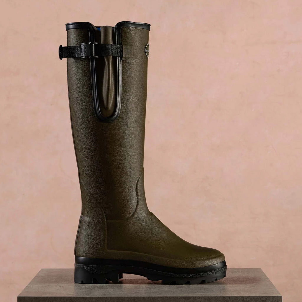 Le Chameau Ladies Vierzonord Neoprene Lined Boot - Vert Chameau/Black