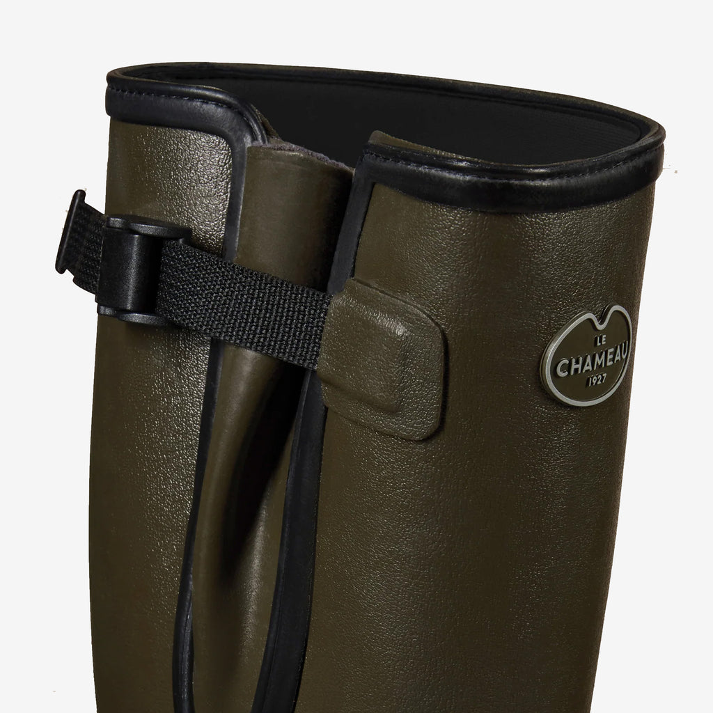 Le Chameau Mens Vierzonord Neoprene Lined Boot - Vert Chameau/Black