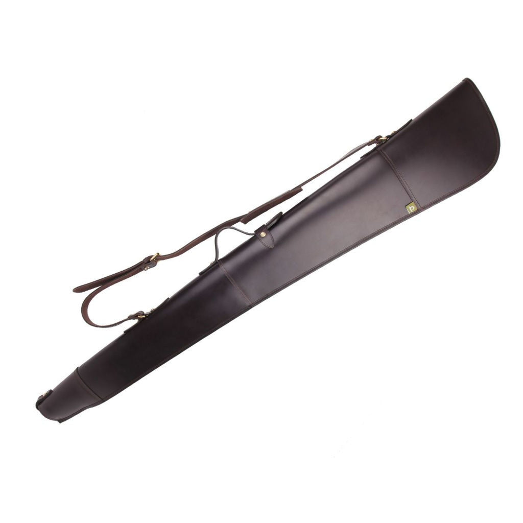 Chatham Full Zip Leather Gun Slip - Brown