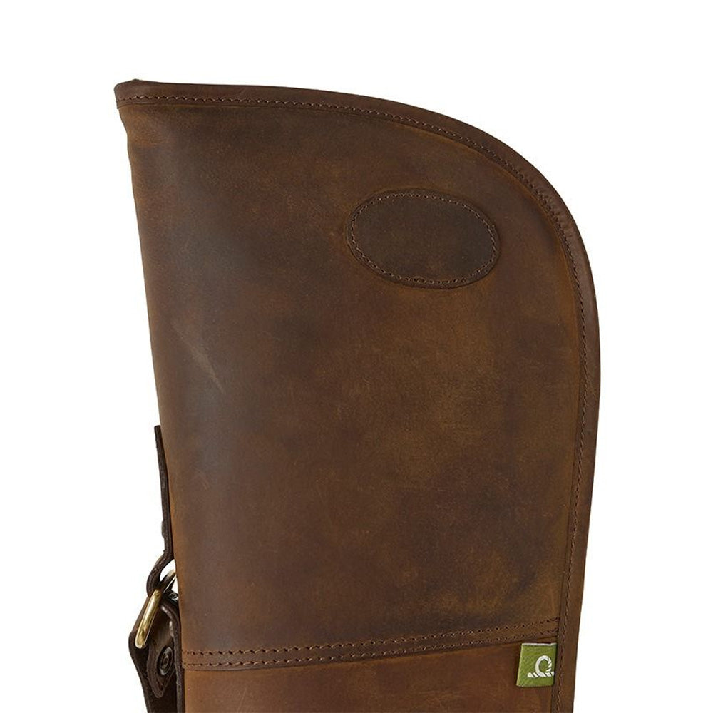 Chatham Full Zip Leather Gun Slip - Brown
