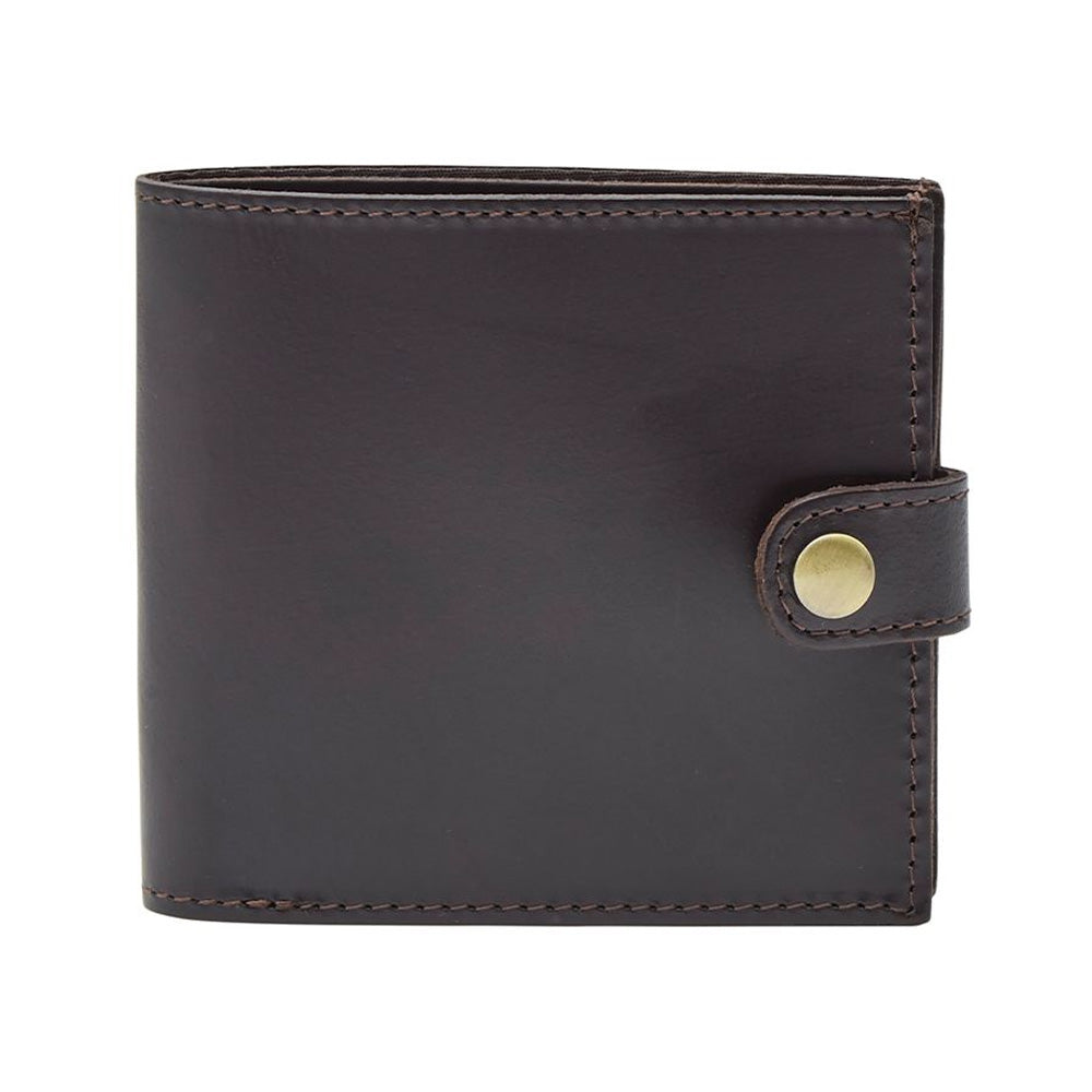 Chatham Pull Up Leather License Cover - Dark Brown