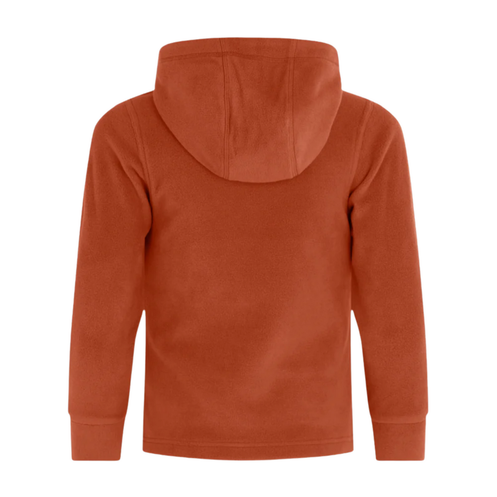 Ridgeline Kids Ballistic Long Sleeved Fleece Hoodie - Russet