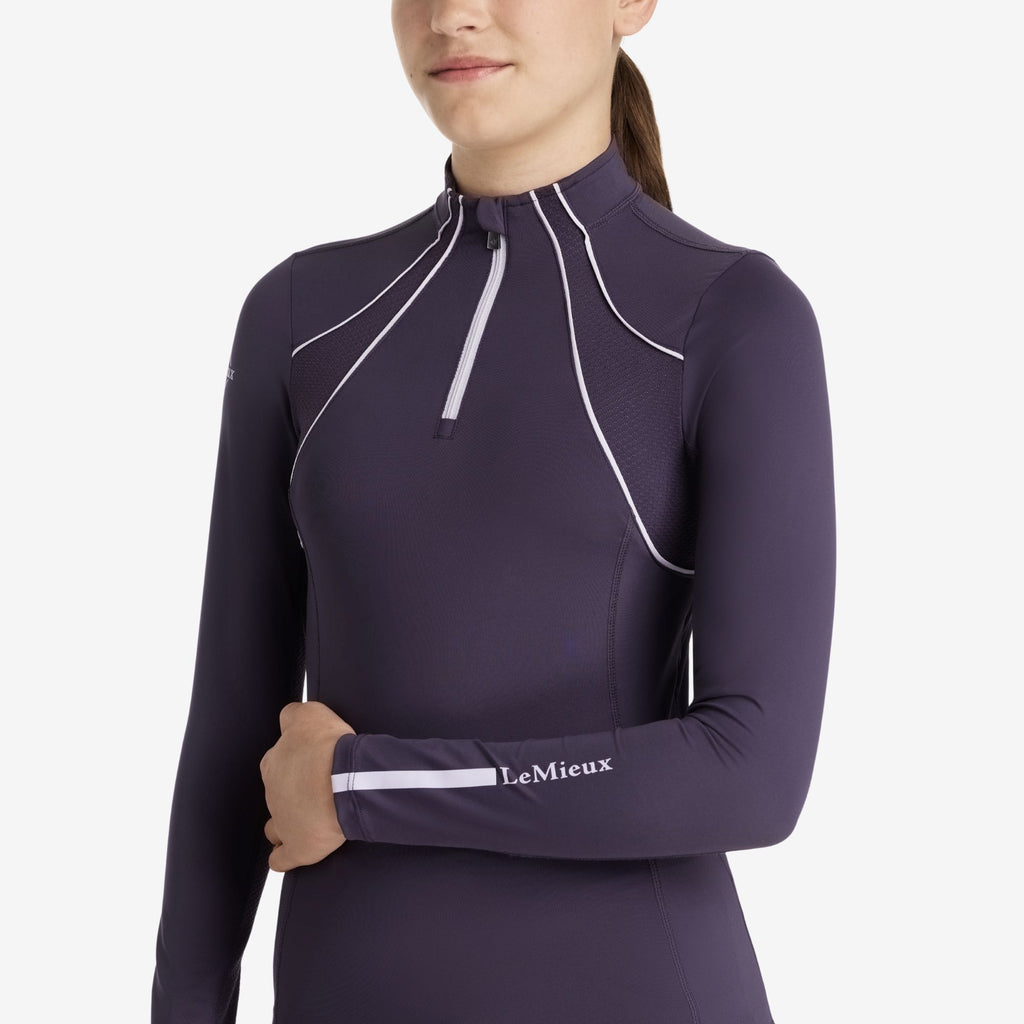 LeMieux Young Rider Mia Mesh Base Layer - Juniper