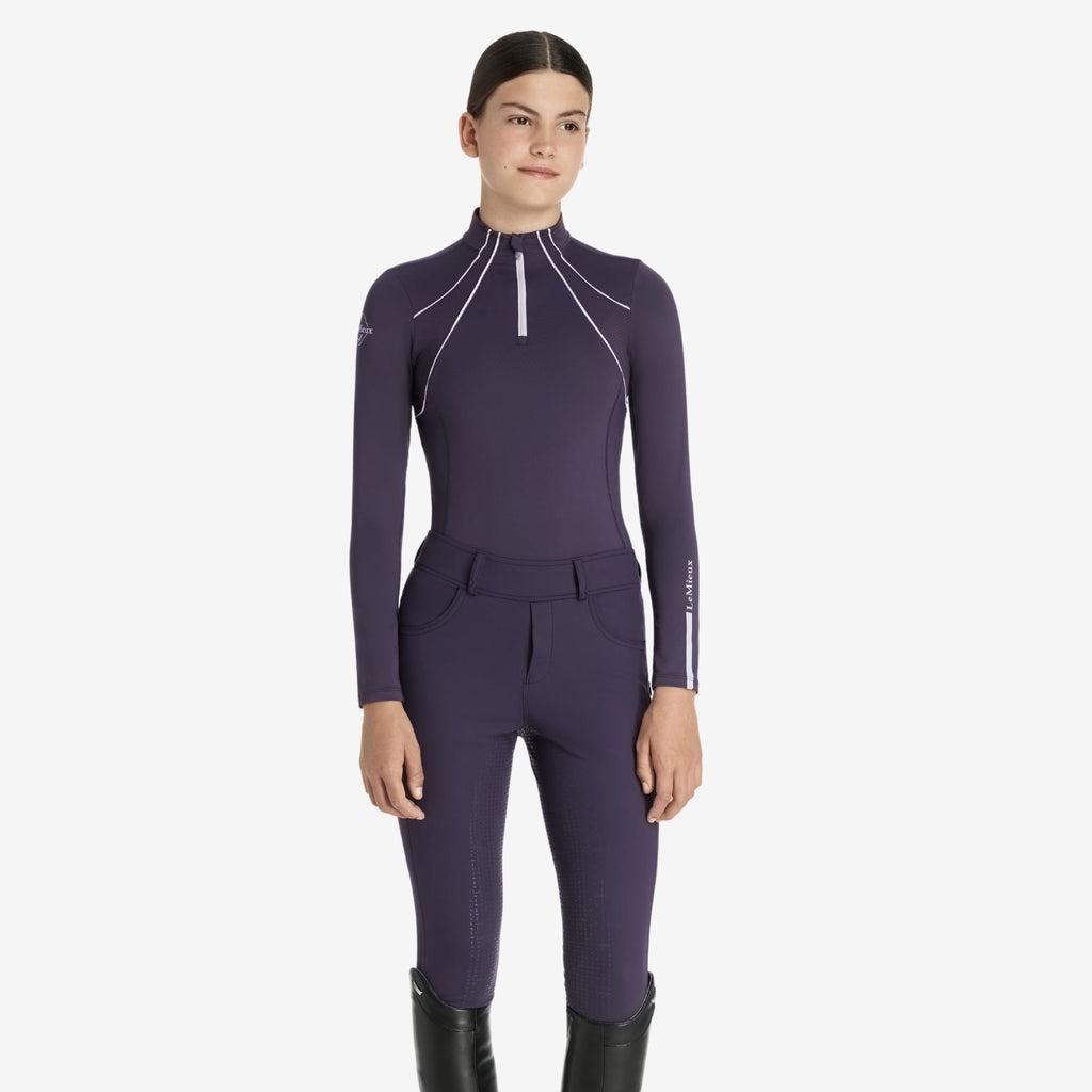 LeMieux Young Rider Mia Mesh Base Layer - Juniper