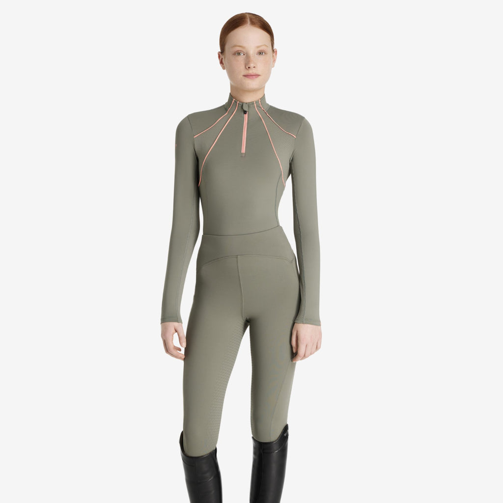 LeMieux Young Rider Mia Mesh Base Layer - Rosemary