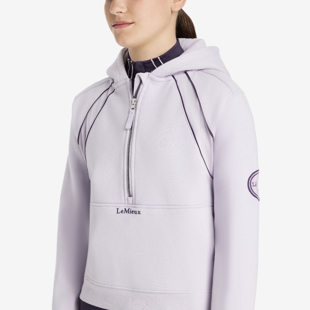 LeMieux Young Rider Hettie Half Zip Hoodie - Lilac