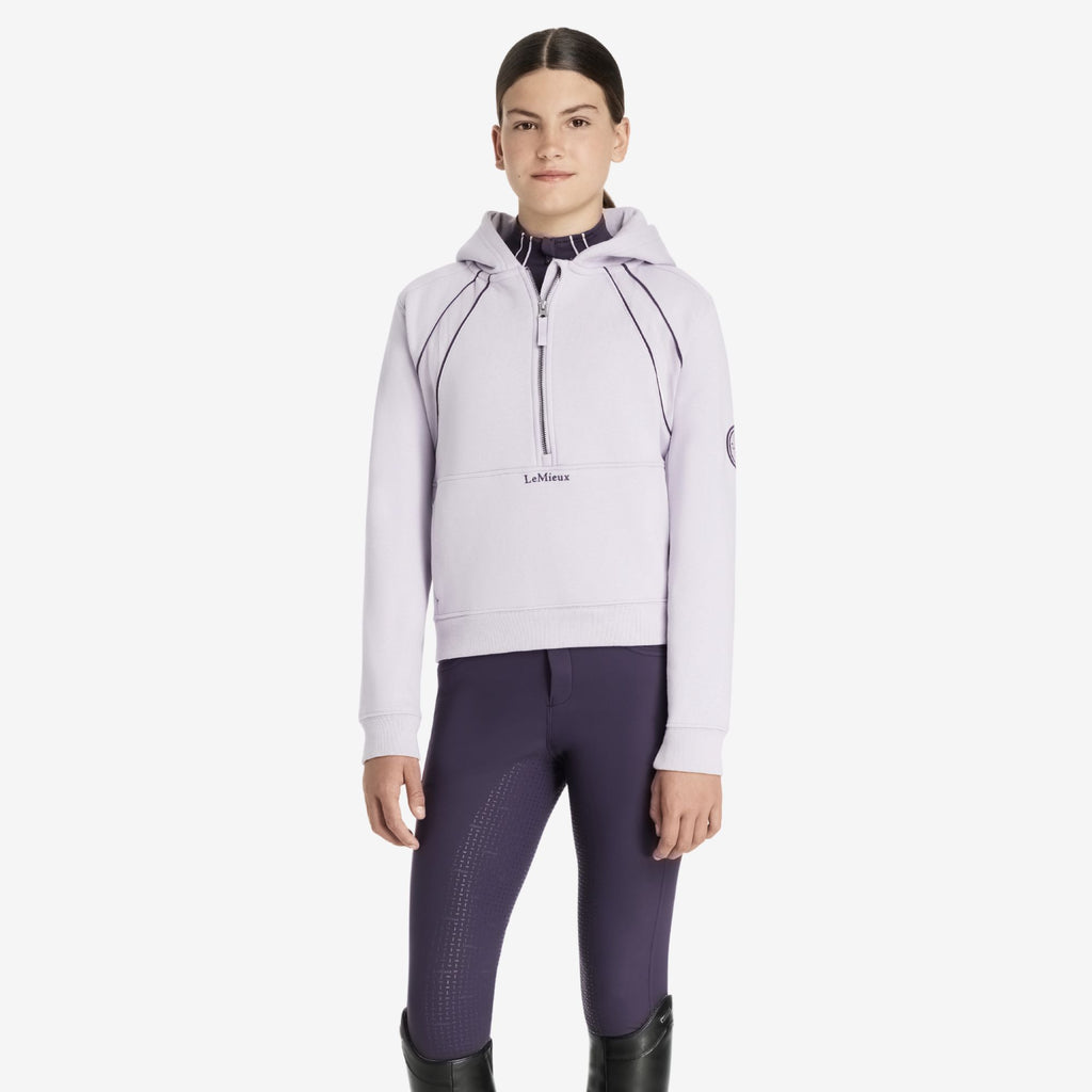 LeMieux Young Rider Hettie Half Zip Hoodie - Lilac