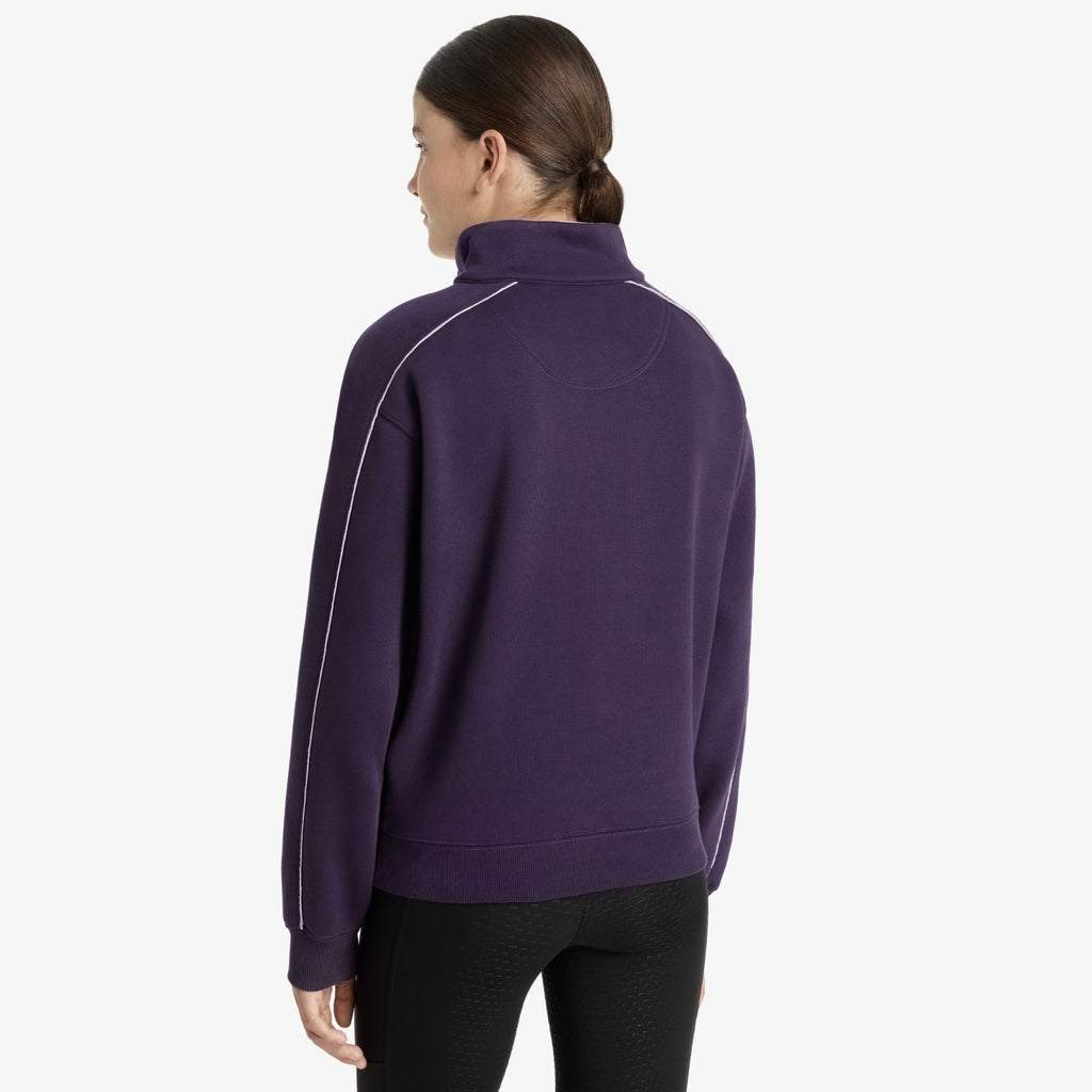 LeMieux Young Rider Kate Quarter Zip Sweat - Juniper/Lilac