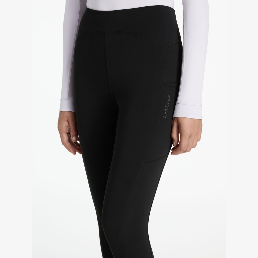 LeMieux Young Rider Nell Brushed Pull Ons - Black