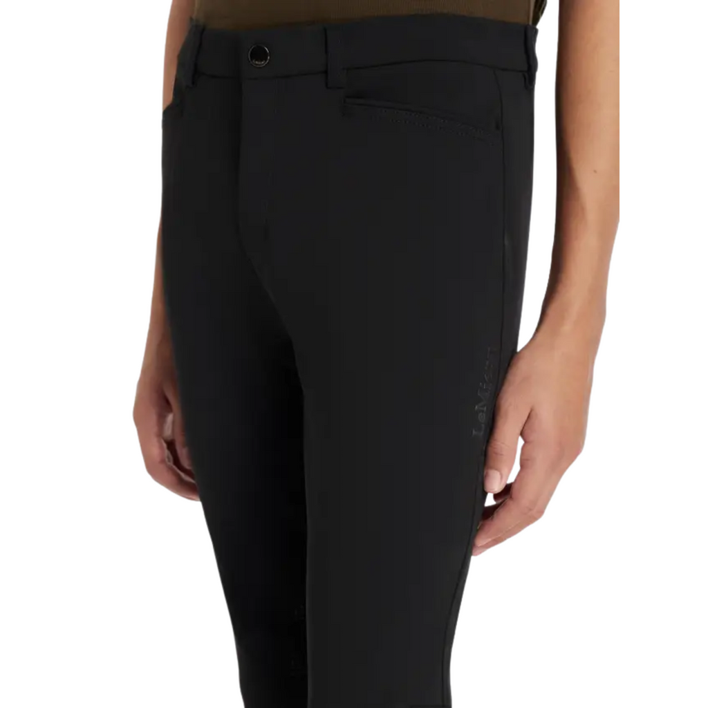 LeMieux Young Rider Boys Sports Breeches - Black
