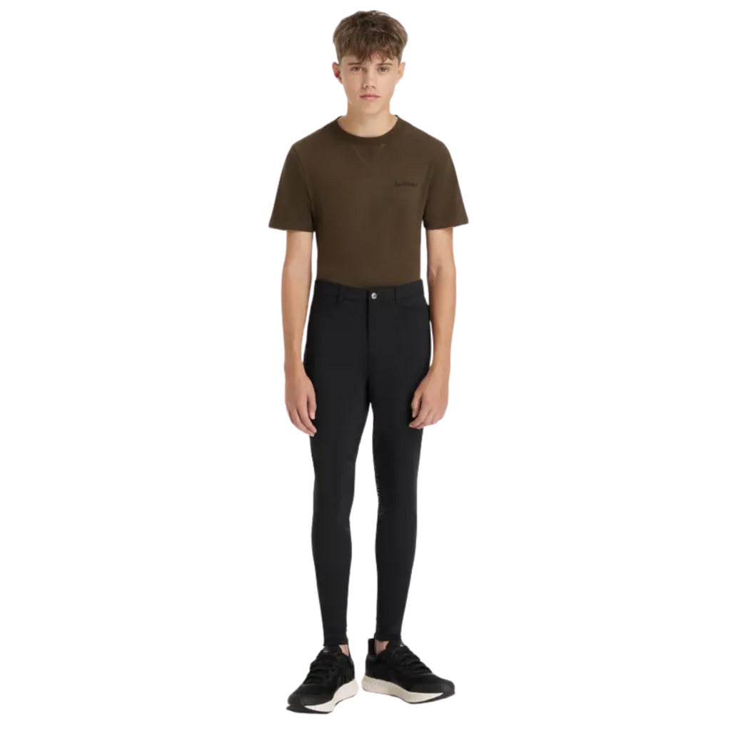LeMieux Young Rider Boys Sports Breeches - Black