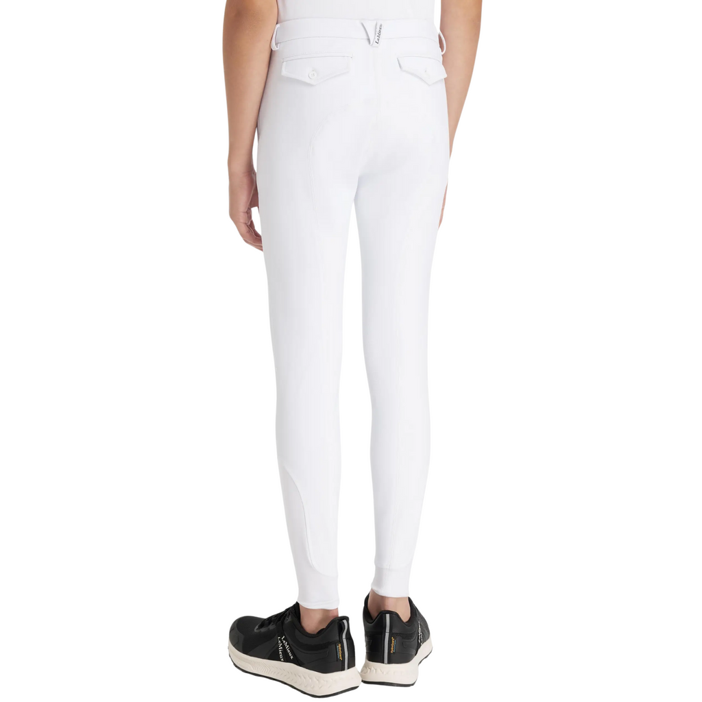 LeMieux Young Rider Boys Sports Breeches - White