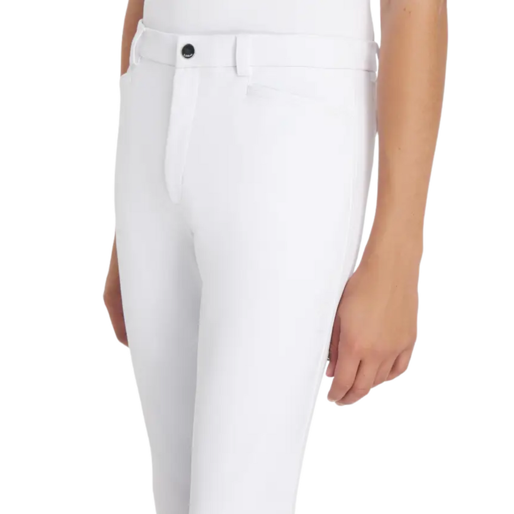 LeMieux Young Rider Boys Sports Breeches - White