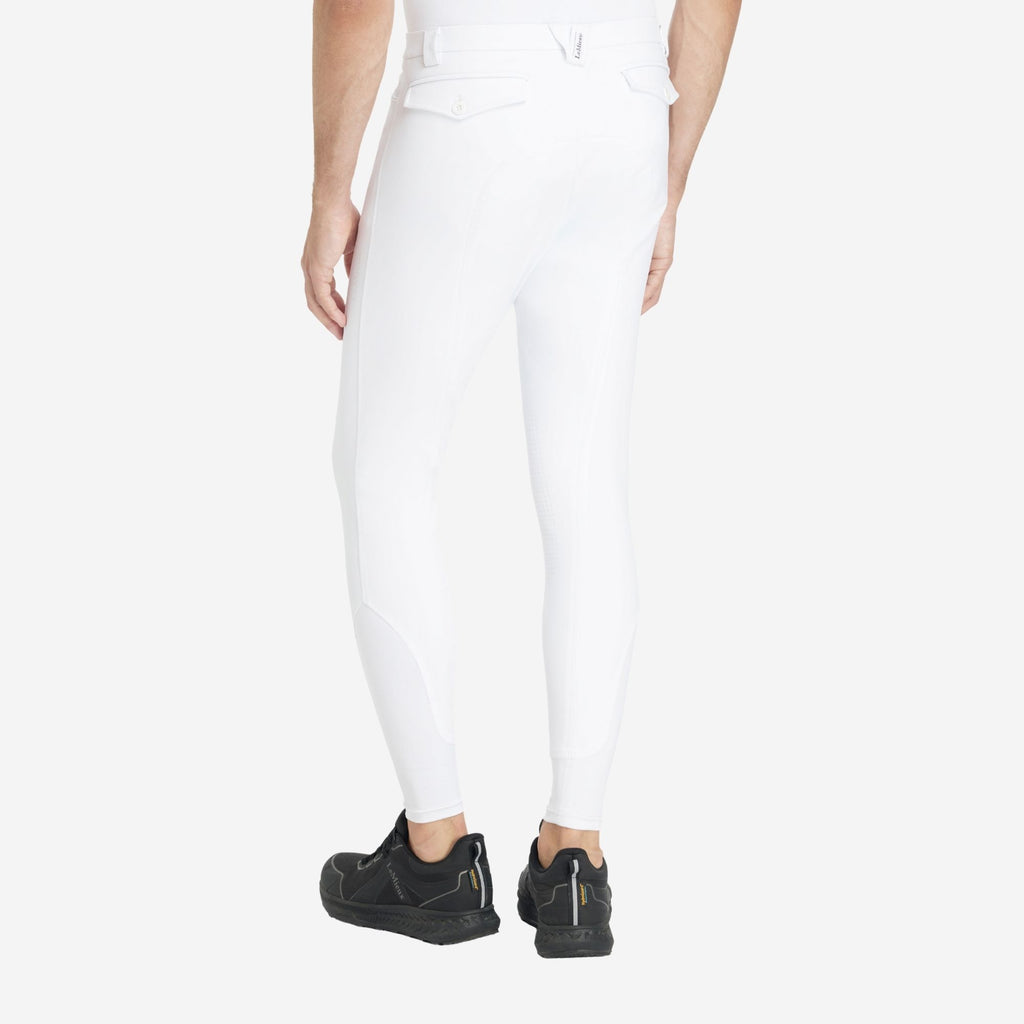 LeMieux Mens Sports Breeches - White