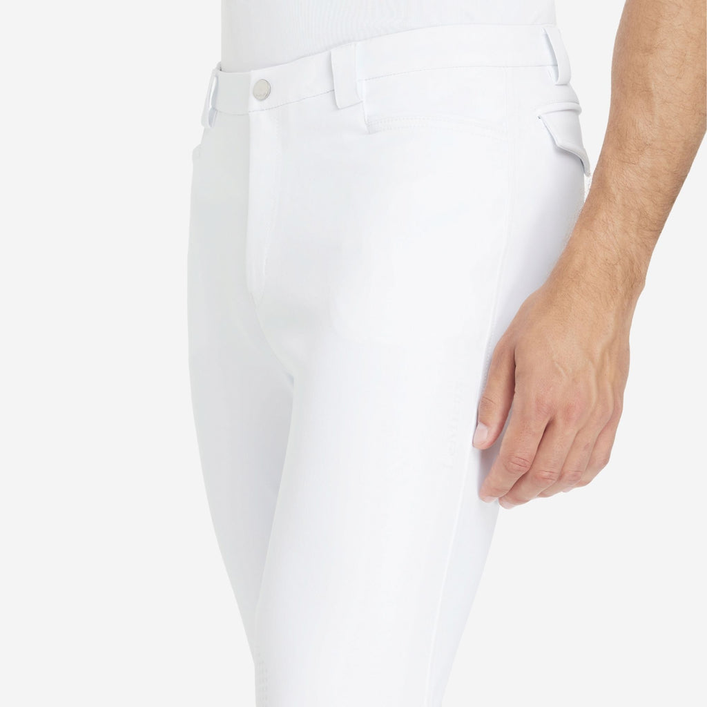 LeMieux Mens Sports Breeches - White