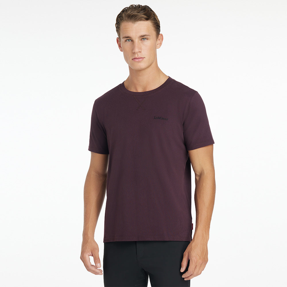 LeMieux Mens T-Shirt - Damson