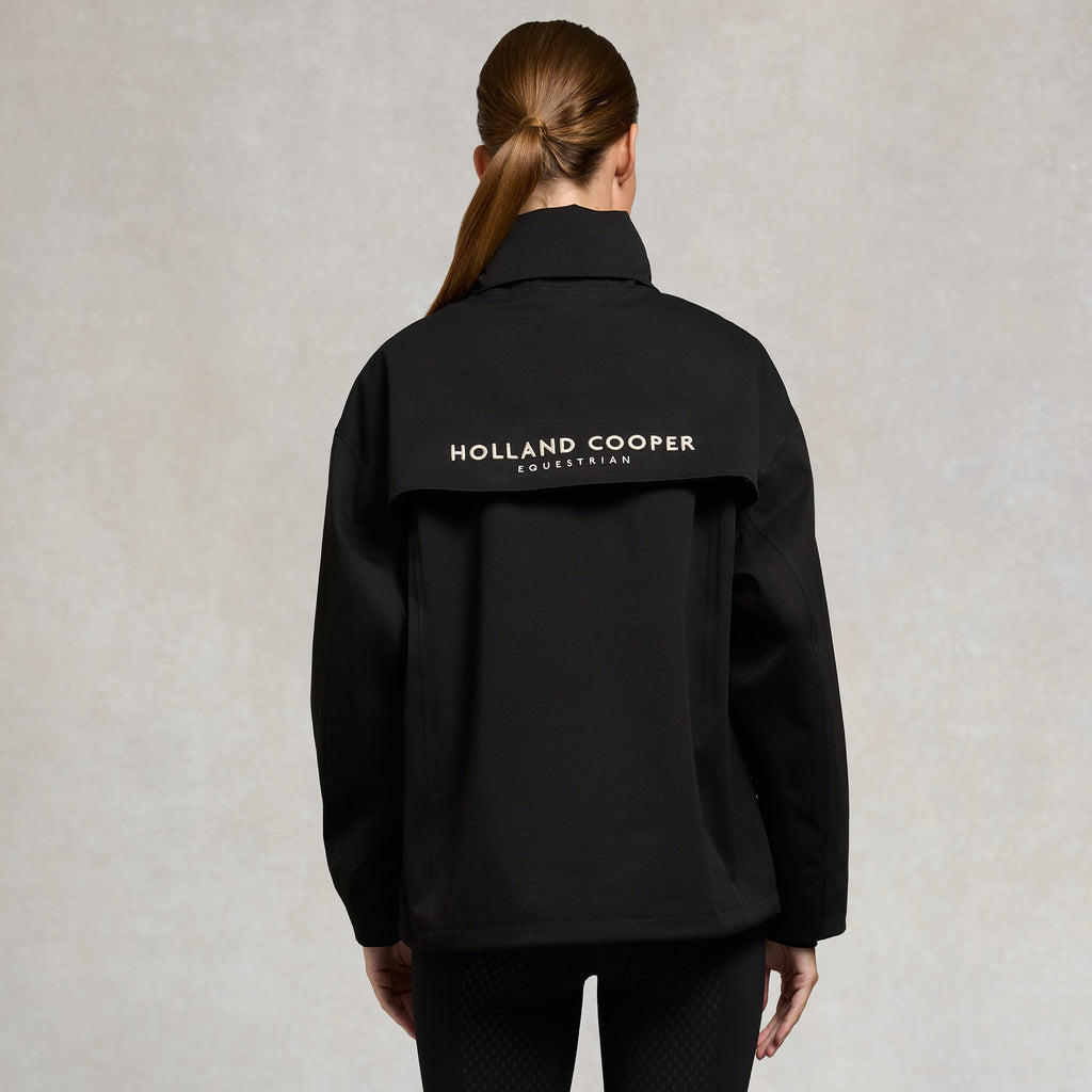 Holland Cooper Chiltern Quarter Zip Jacket - Black