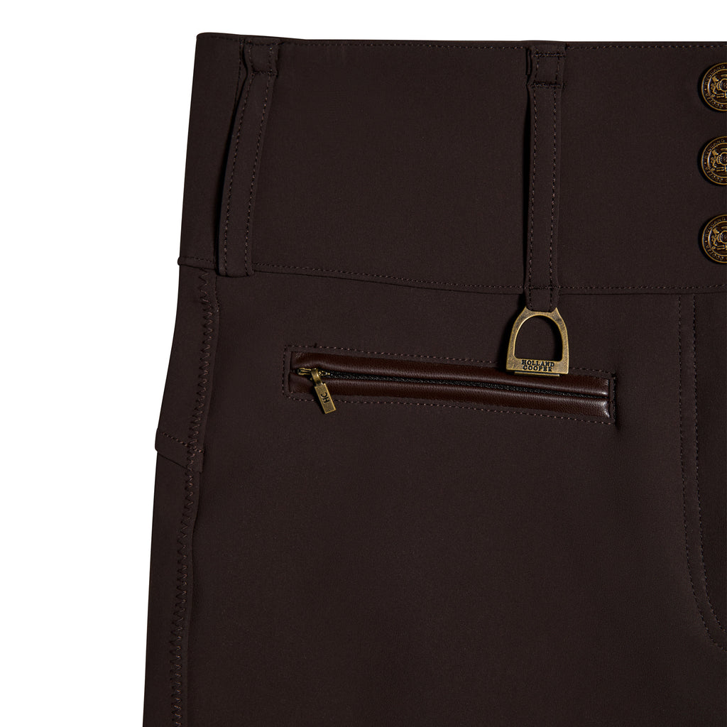 Holland Cooper Thermal Heritage Breeches - Chocolate
