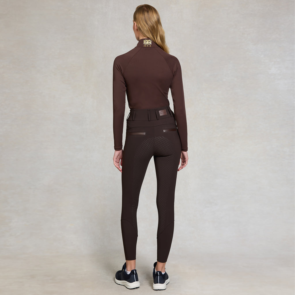 Holland Cooper Thermal Heritage Breeches - Chocolate
