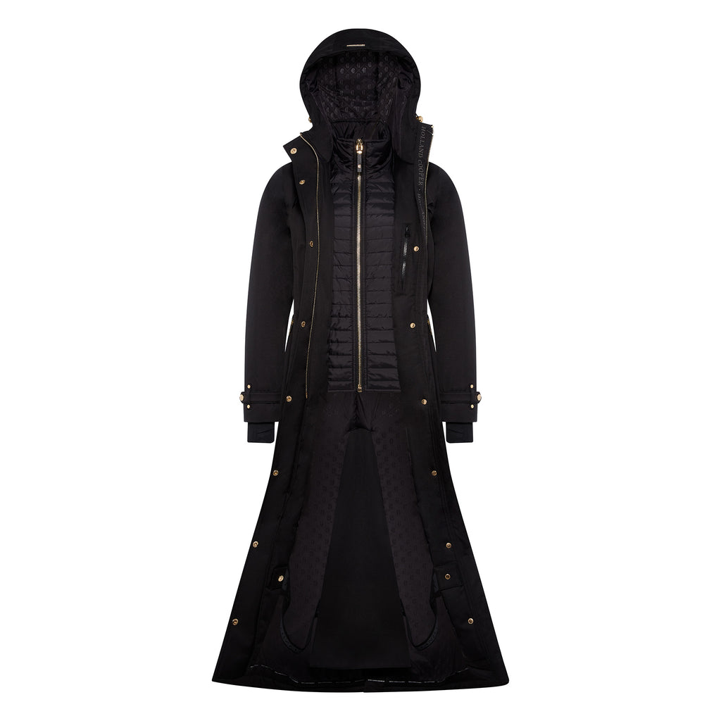 Holland Cooper Longline Training Coat - Black