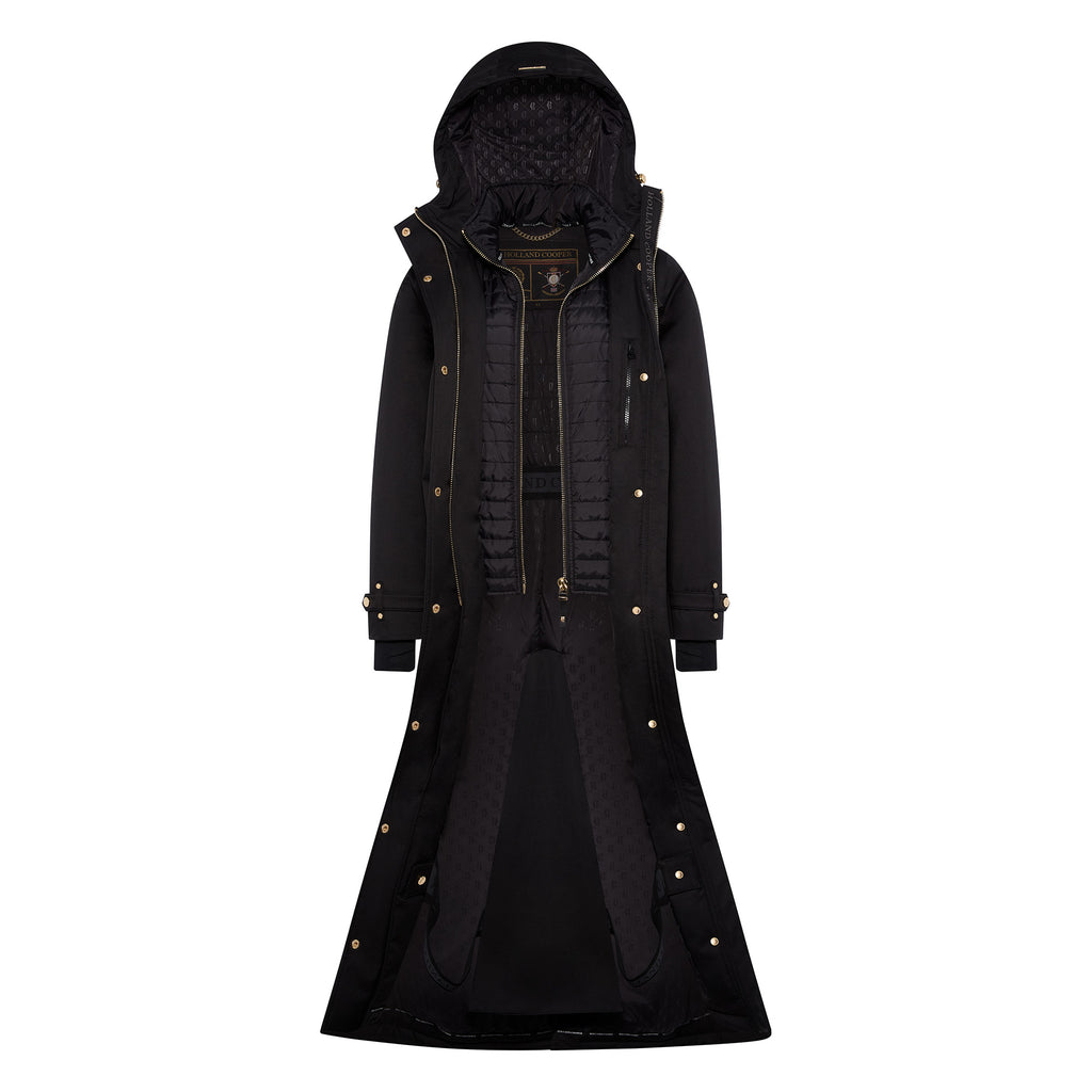 Holland Cooper Longline Training Coat - Black