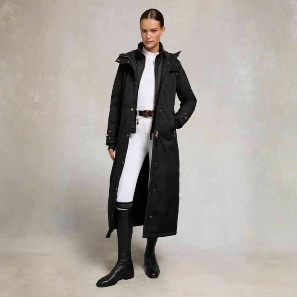 Holland Cooper Longline Training Coat - Black