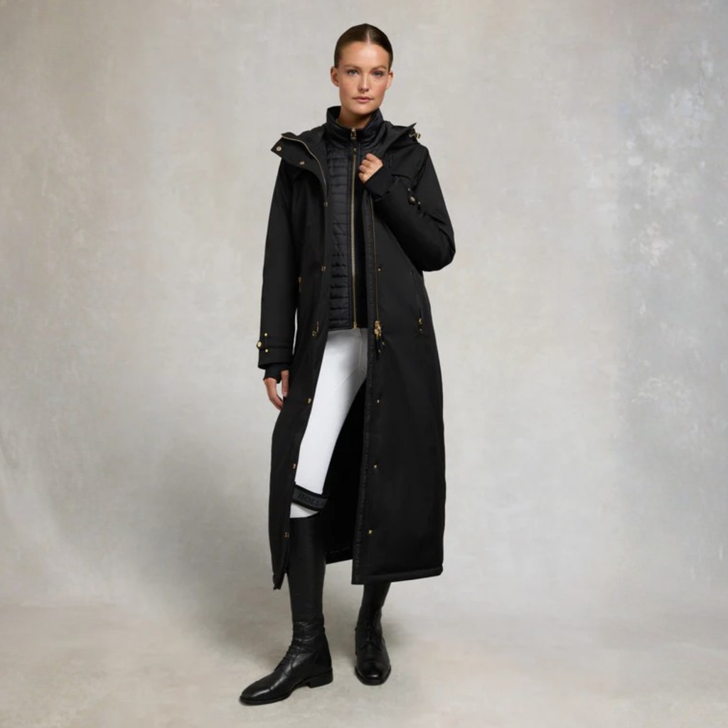 Holland Cooper Longline Training Coat - Black