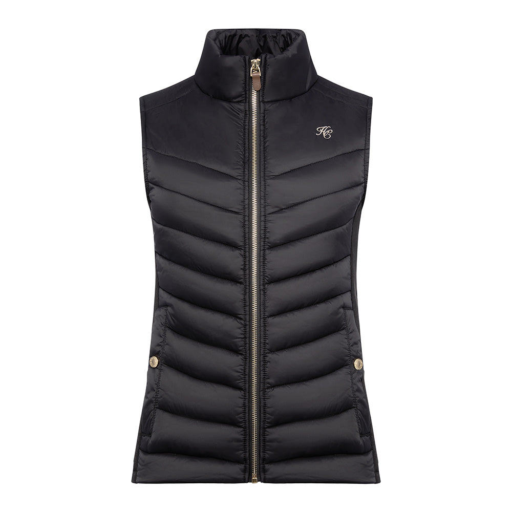 Holland Cooper Hybrid Equestrian Gilet - Black