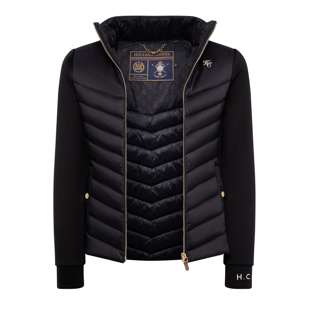 Holland Cooper Hybrid Equestrian Jacket - Black