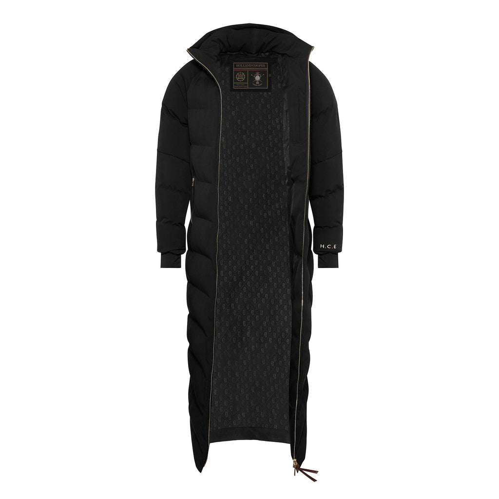 Holland Cooper Chiltern Longline Yard Coat - Black