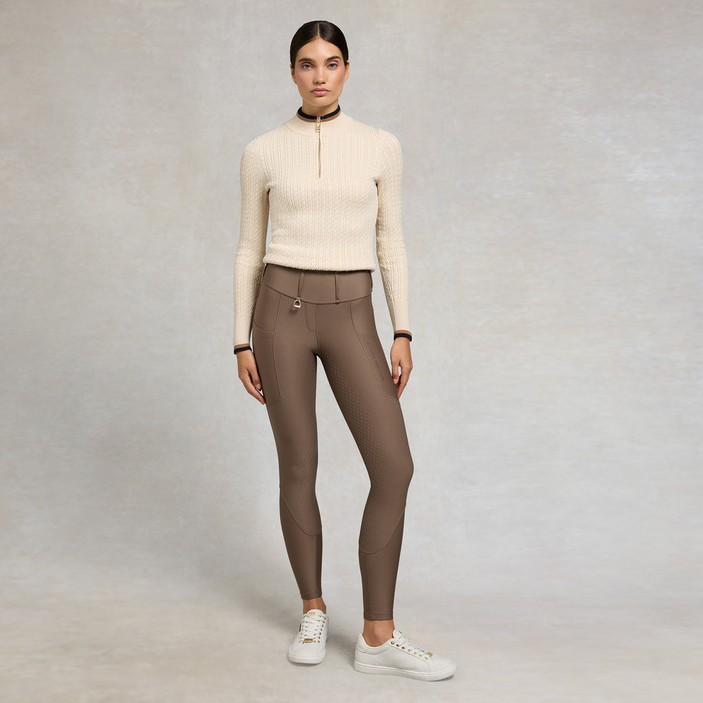 Holland Cooper Chatsworth Pull On Breeches - Mocha