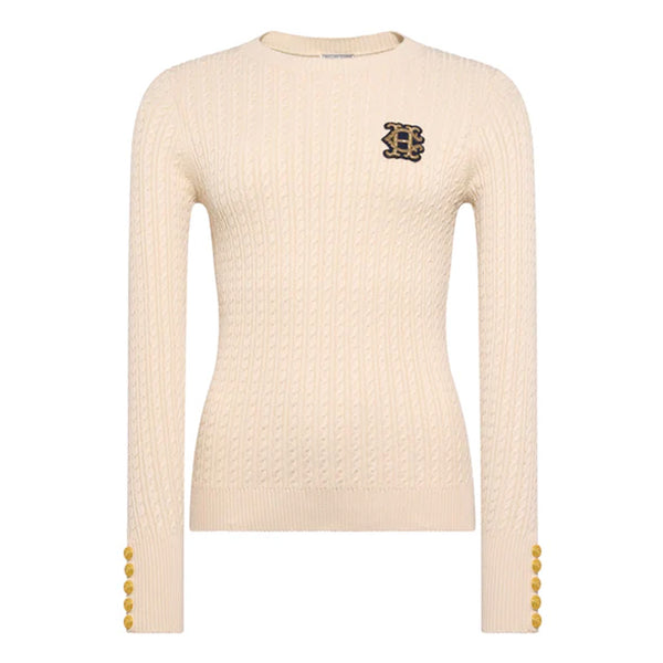 Holland Cooper Princeton Crew Neck Knit - Almond