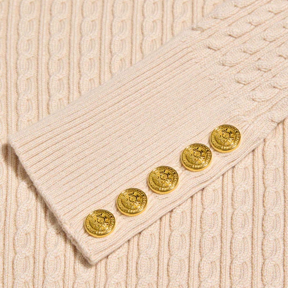 Holland Cooper Princeton Crew Neck Knit - Almond