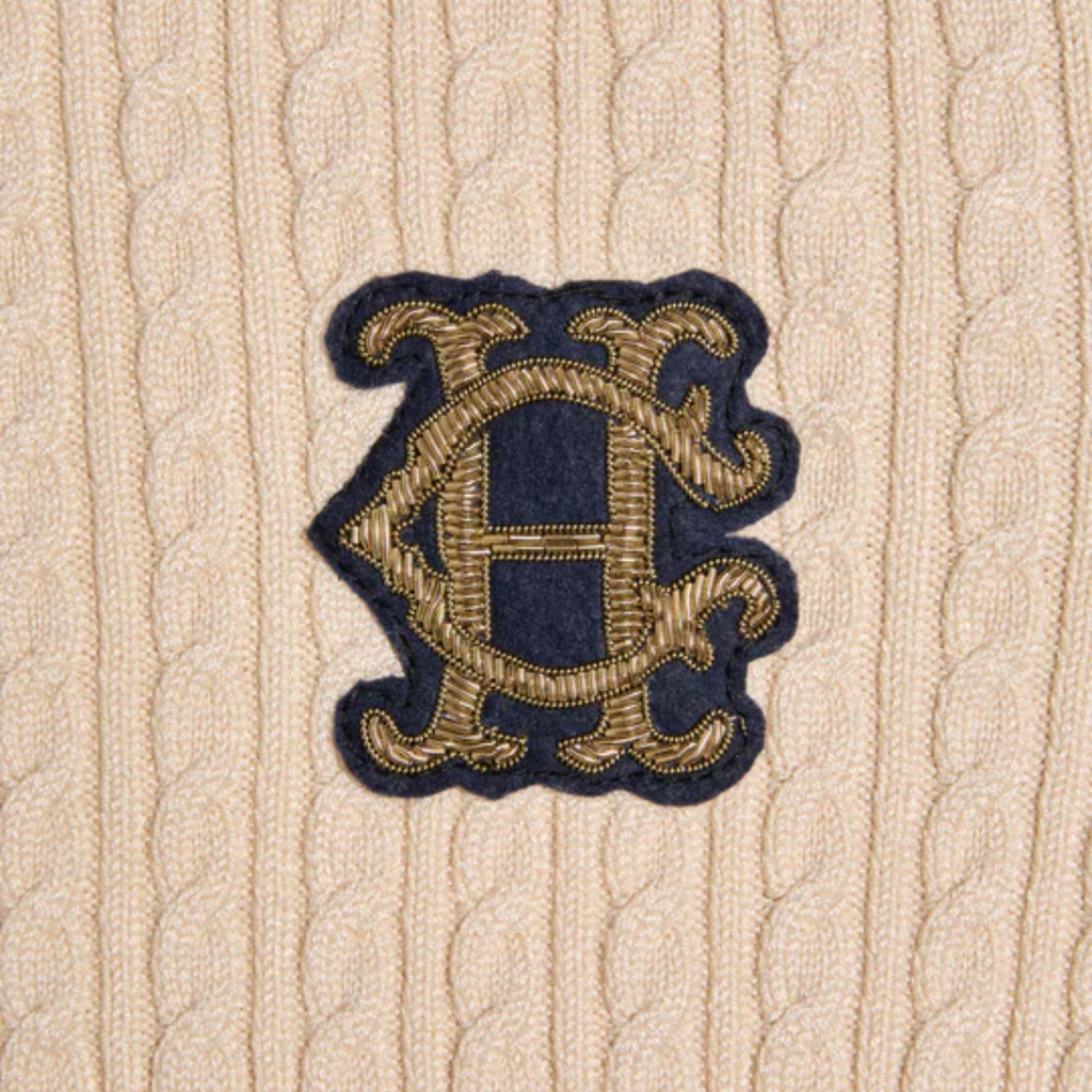 Holland Cooper Princeton Crew Neck Knit - Almond