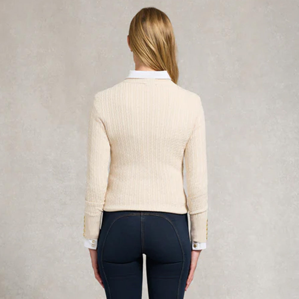 Holland Cooper Princeton Crew Neck Knit - Almond