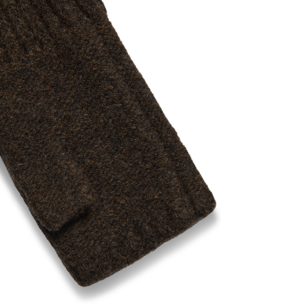 Holland Cooper Sloane Fingerless Gloves - Chocolate