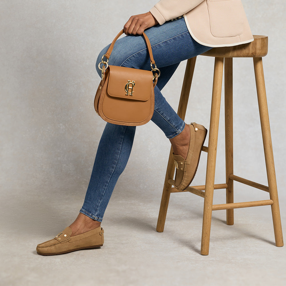Holland Cooper The Driving Loafer - Taupe
