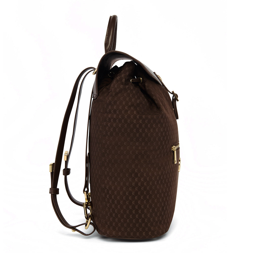 Holland Cooper Regency Backpack - Chocolate Monogram