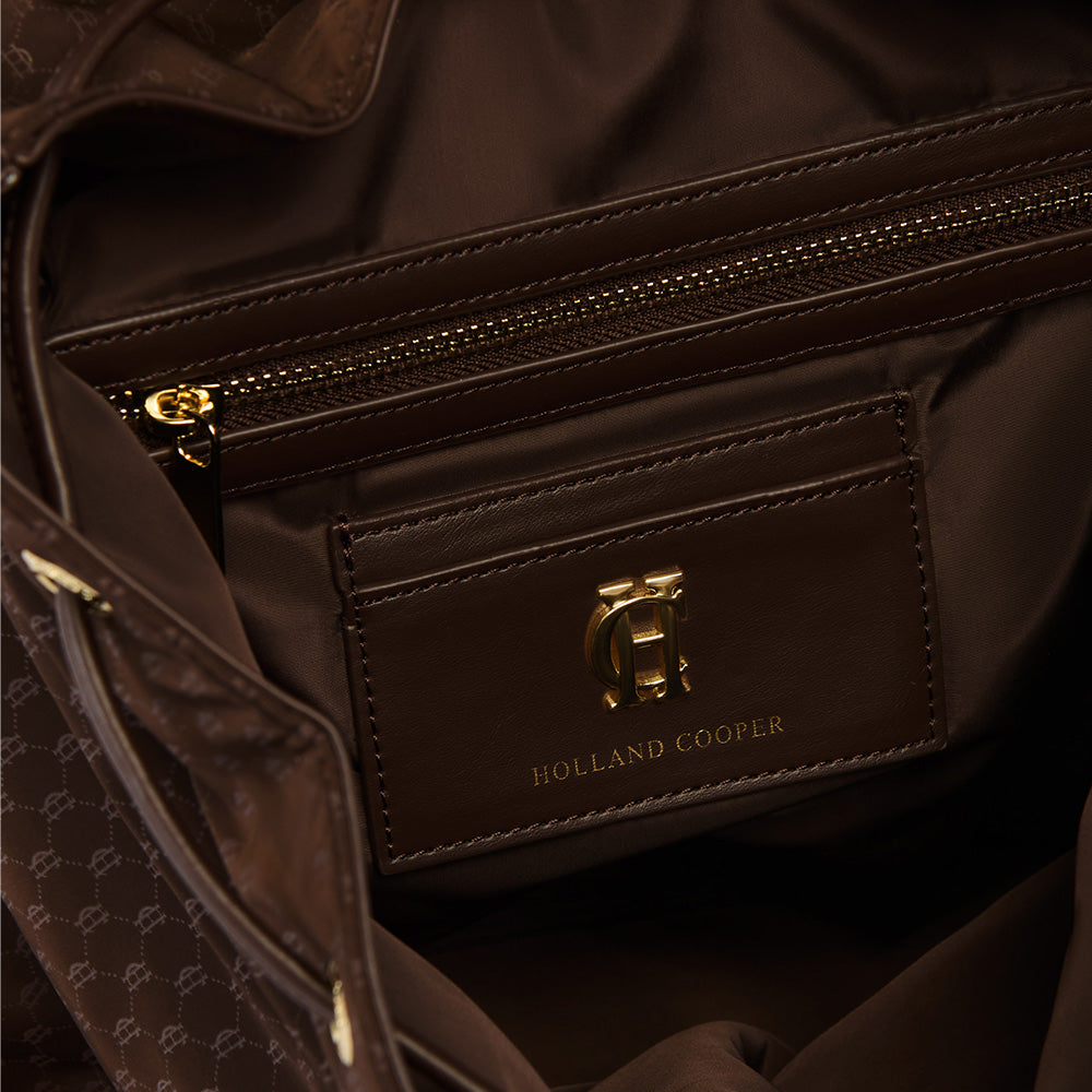 Holland Cooper Regency Backpack - Chocolate Monogram