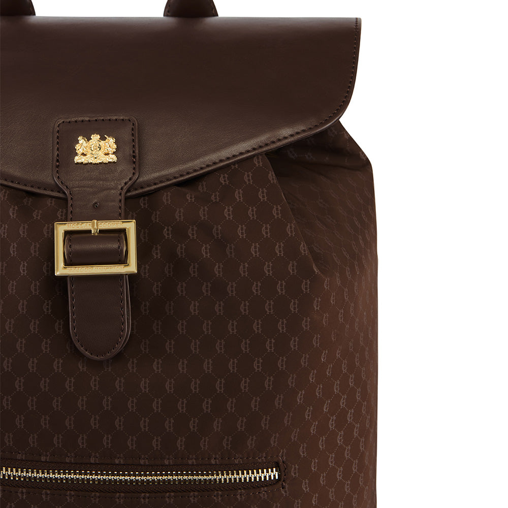 Holland Cooper Regency Backpack - Chocolate Monogram