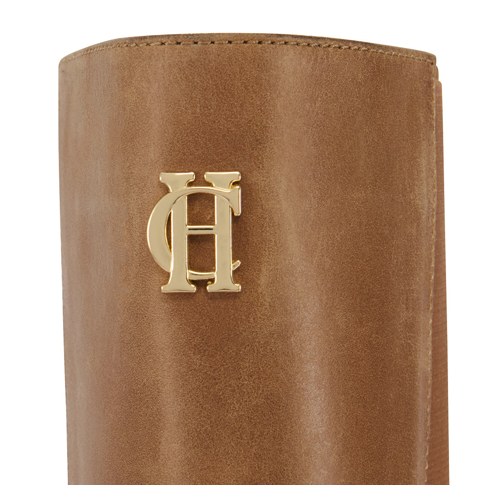 Holland Cooper Astoria Knee Boot - Vintage Tan Leather